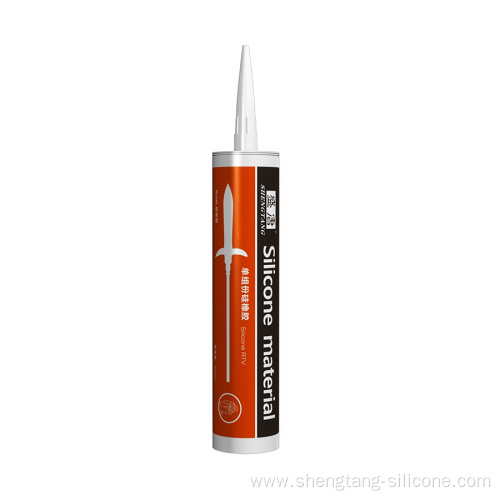 White Lamp tube One-Component RTV Silicone Sealant